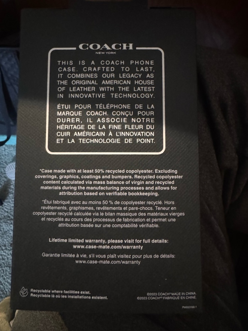Coach Brown Signature Folio IPhone 15 Pro Case - Picture 3 of 3